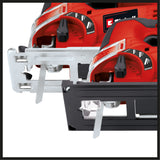 Fierastrau pendular Einhell TC-JS 85, 620 W, cursa 20 mm, adancime de taiere in lemn 85 mm, adancime de taiere in otel 8 mm, max. 3000 rpm, functie de suflare praf, oprire paralela