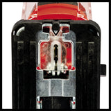 Fierastrau vertical pe acumulator Einhell TC-JS 18 Li (1x2,5 Ah Power X-Change (Li-Ion, 18 V, functie de cursa a pendulului, adaptor de aspirare, incl. 1x acumulator de 2,5 Ah, incarcator si geanta