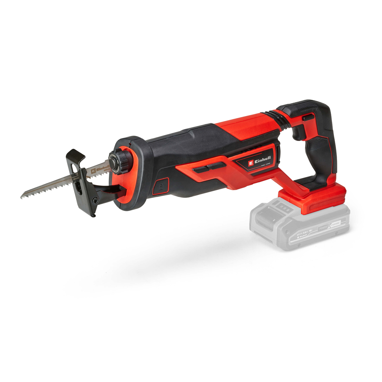 Fierastrau universal tip sabie pe acumulator Einhell TE-AP 18/26 Li-Solo Power X-Change, Li-ion, 18 V, inaltime cursa 26 mm, adancime de taiere 18 cm in lemn, incl. lama de Fierastrau, livrare fara acumulator sau incarcator
