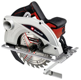 Fierastrau circular manual Einhell TC-CS 1410, 1.410 W, reglare fara unelte, despicator, incl. lama de Fierastrau din carbura de 190x30 mm Ø, compatibil cu sina de ghidare Einhell