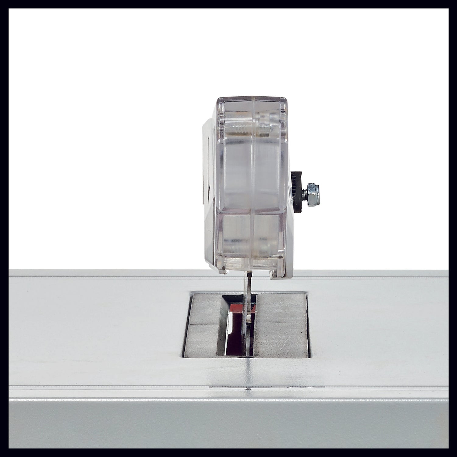 Fierastrau circular de banc Einhell TC-TS 210 max. 1200 W, decuplare la suprasarcina, opritor paralel cu clema, opritor unghiular +/- 60°, inaltimea lamei de Fierastrau reglabila + poate fi inclinata la 45°