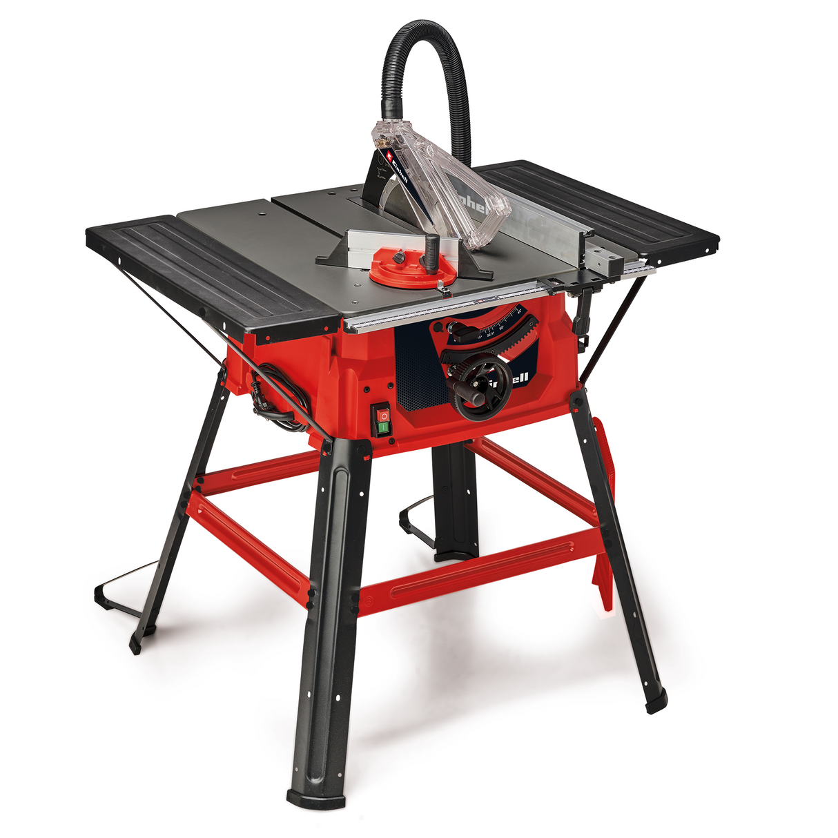 Fierastrau circular de banc Einhell TC-TS 2025/2 U, max. 2.000 W, lama de Fierastrau cu functie de reglare a inaltimii/unghiului, opritor paralel, opritor unghiular +/- 60°, suprafata de sprijin stanga/dreapta