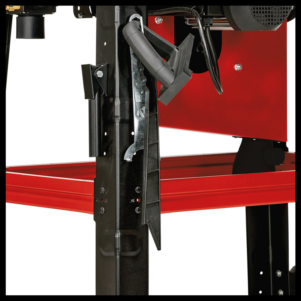 Einhell TC-TS 315 U 2000 W asztali körfűrész, 85 mm vágási magasság, 315 mm fűrészlap átmérő, asztalhosszabbító, szögütköző, tolórúd, fűrészlap-cserélő szerszám