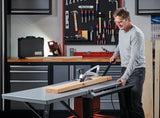 Einhell TE-TS 315 UD asztali körfűrész 2800 W, vágási magasság 85 mm, fűrészlap átmérő 315 mm, asztalhosszabbító, szögütköző, párhuzamos ütköző, alapkeret, tolórúd