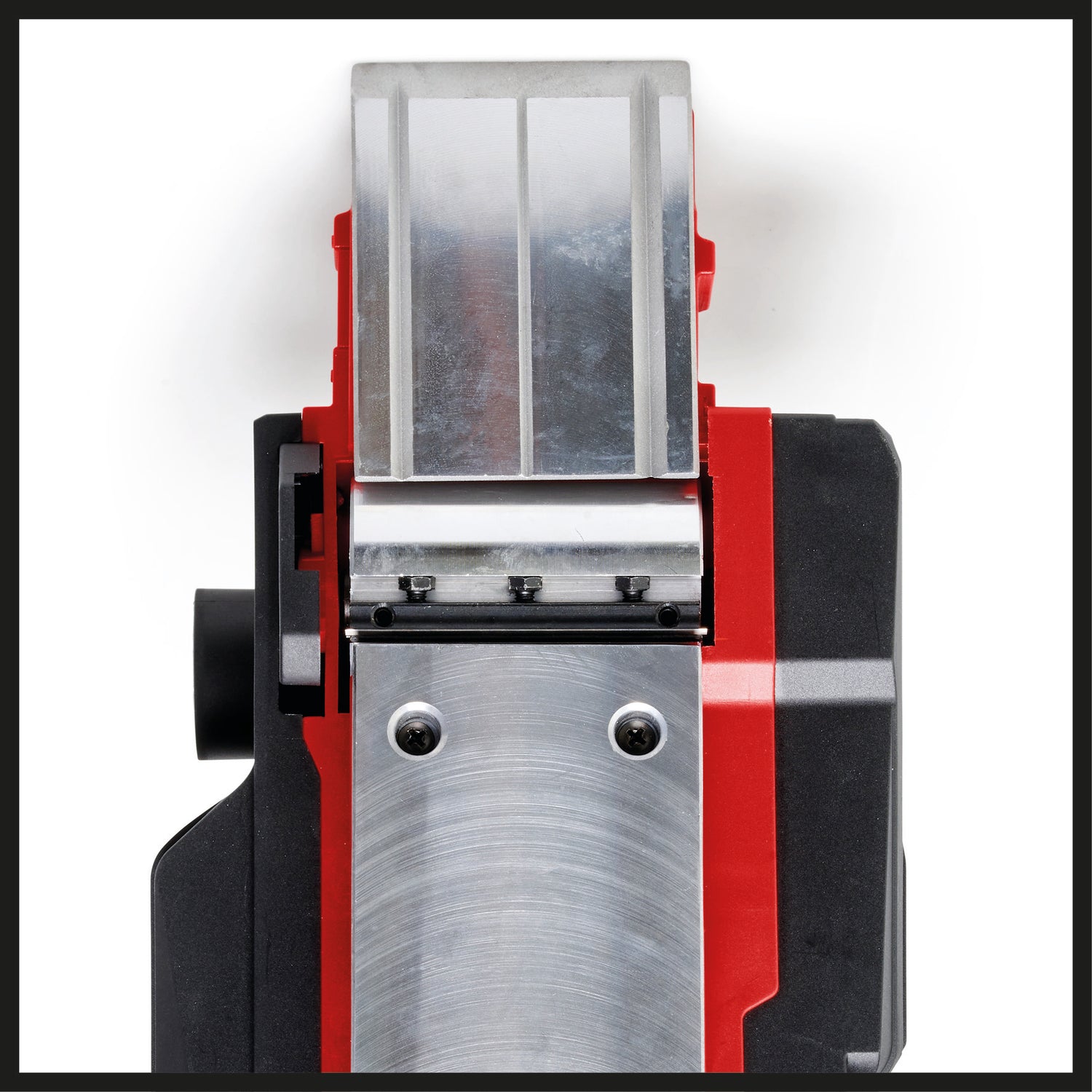 Einhell TE-PL 920 gyalu, 920 watt, vágási mélység akár 3,5 mm, nagy pengéjű orsó, automatikus parkolópapucs, hosszanti vezetővel, elszívó adapterrel és 2 megfordítható TCT késsel