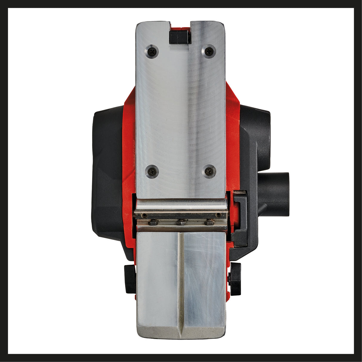 Rindea pe acumulator Einhell TE-PL 18/82 Li-Solo Power X-Change (18 V, latime rindea 82 mm, adancime de taiere de pana la 2 mm, ax cutit mare, sabot de parcare automat, placa de baza din aluminiu, fara acumulator si incarcator