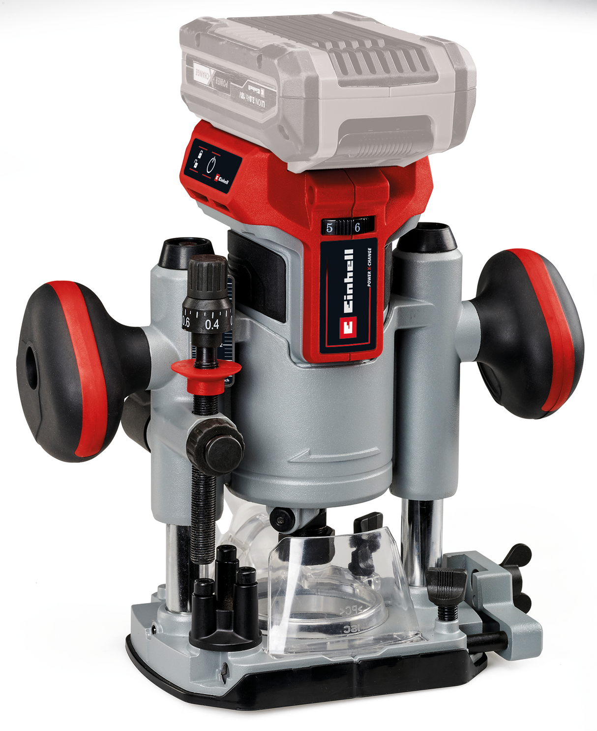 Einhell Professional TP-RO 18 Li BL-Solo Power X-Change akkus marógép (18 V, Li-ion, löketmagasság 35 mm, kefe nélküli motor, hosszvezetővel, akkumulátor és töltő nélkül)