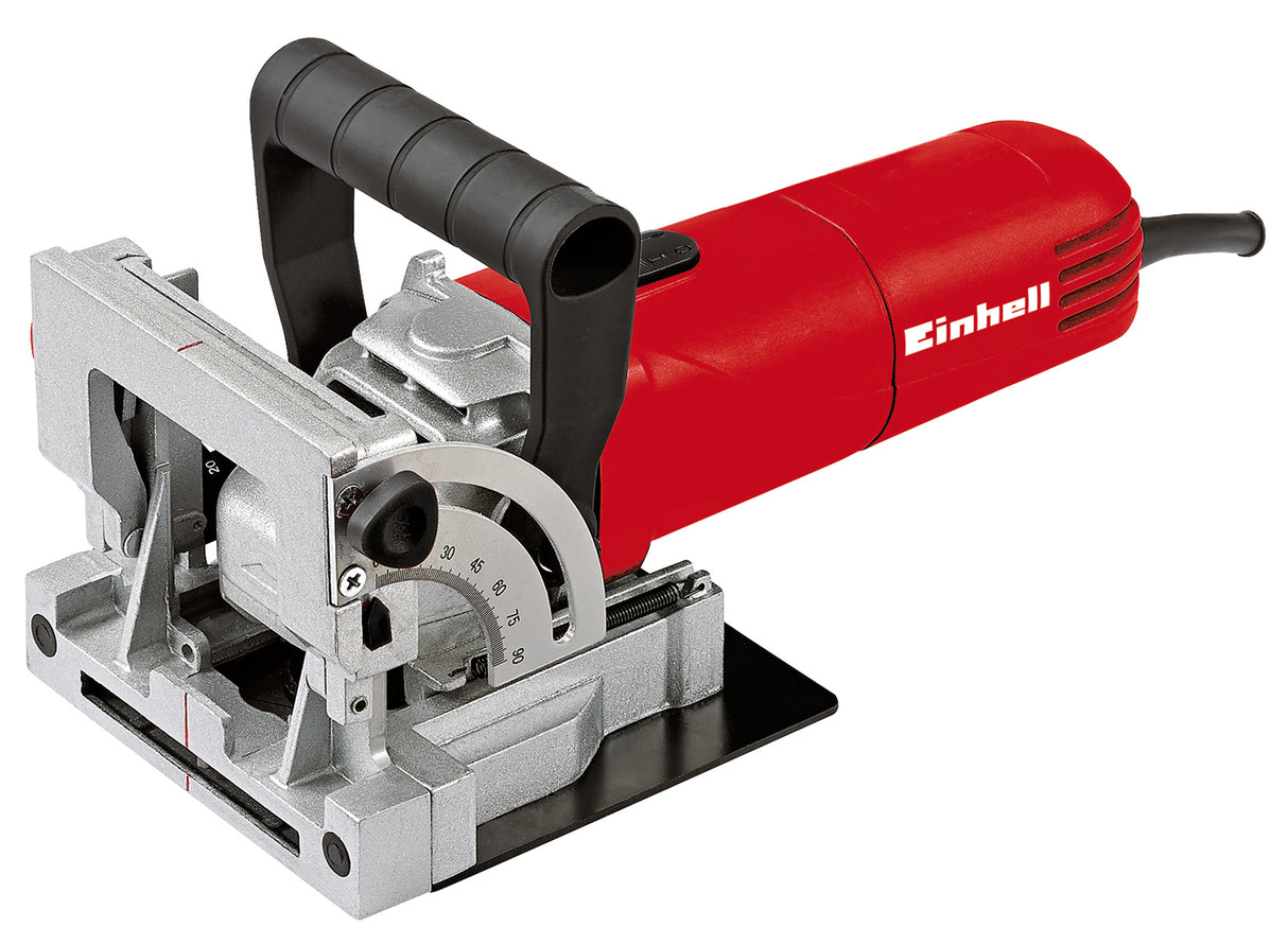 Einhell TC-BJ 900 maró/kekszgép (860 W, fordulatszám 11000 ford/perc, maximális marási mélység 14 mm, fokozatmentes magasság- és szögállítás)