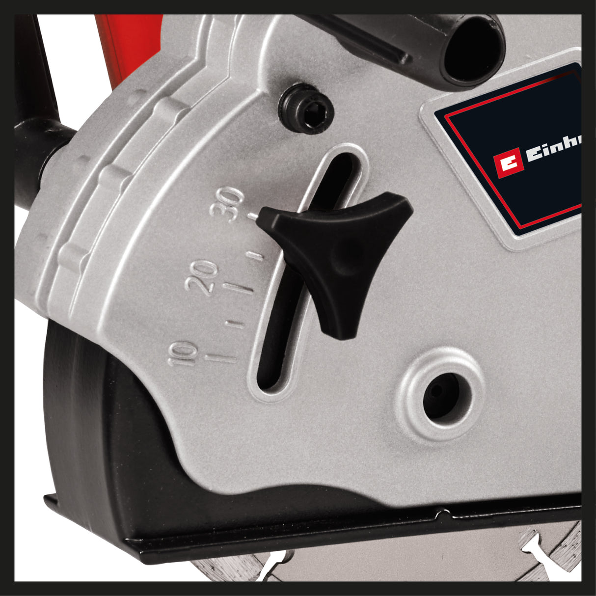 Slefuitor de pereti Einhell TC-MA 1300, 1.320 W, turatie la ralanti 9.000 rpm, latime maxima a canelurii 26 mm, adancime maxima a canelurii 30 mm, blocare a axului, incl. 2 discuri de taiere Ø 125 mm