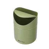 Coș de gunoi de masă cu capac basculant, HENDI, 1,2L, Verde, ⌀120x(H)165mm