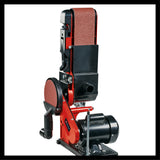 Slefuitor cu banda disc stationar Einhell TC-US 380, 380 W, viteza banda stationara 292 m/min, viteza disc abraziv 1.450 rpm, incl. 1x banda abraziva K80 si 1x hartie abraziva disc K80