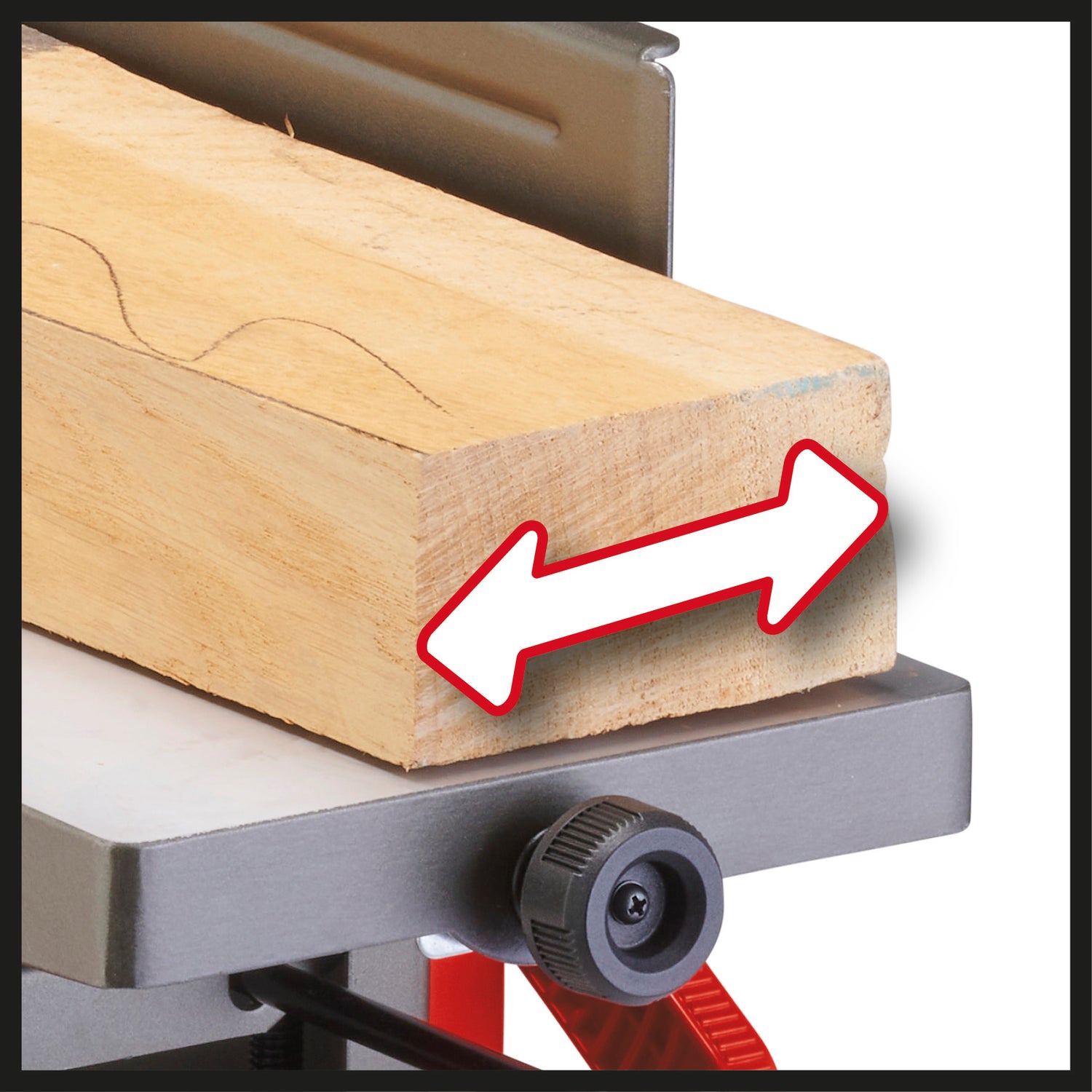 Einhell TC-SP 204/2 álló gyalu, 1500 W, 9000 fordulat/perc, gyalulási szélesség 204 mm, stabil konstrukció vastagság- és simítógyaluláshoz, kihúzható munkadarab-tartó