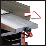 Rindea stationara Einhell TC-SP 204/2, 1500 W, 9000 rpm, latime de rindeluit 204 mm, constructie stabila pentru rindeluit grosime si finisare, suport extensibil pentru piesa de lucru
