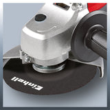 Polizor unghiular Einhell TC-AG 115 500 W, 12000 rpm, disc Ø 115 mm, protectie disc, blocare ax, cap angrenaj plat din aluminiu