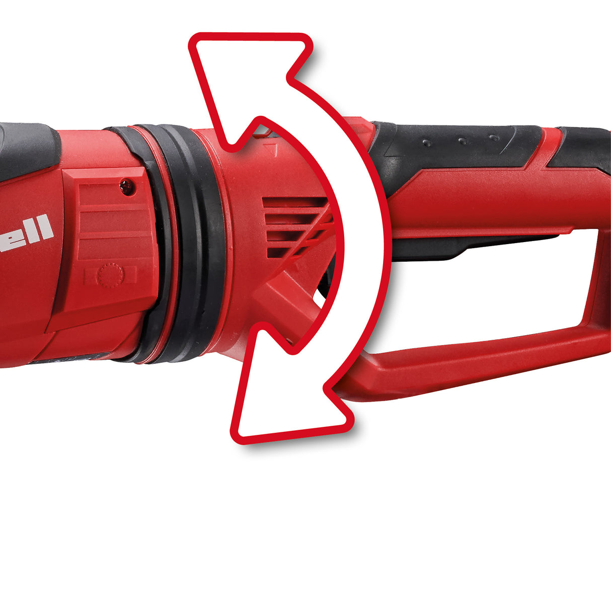 Einhell TE-AG 230 sarokcsiszoló, 2350 W, fordulatszám 6500 ford/perc, 230 mm-es tárcsaátmérő, lágyindítás, tengelyreteszelés, forgó, rezgéscsillapítós főfogantyú