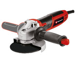 Polizor unghiular Einhell TC-AG 115/750, 750 W, protectie disc, cap angrenaj metalic, protectie la repornire, maner suplimentar asamblabil in 2 pozitii, discuri de taiere Ø 115 mm, livrare fara disc de taiere