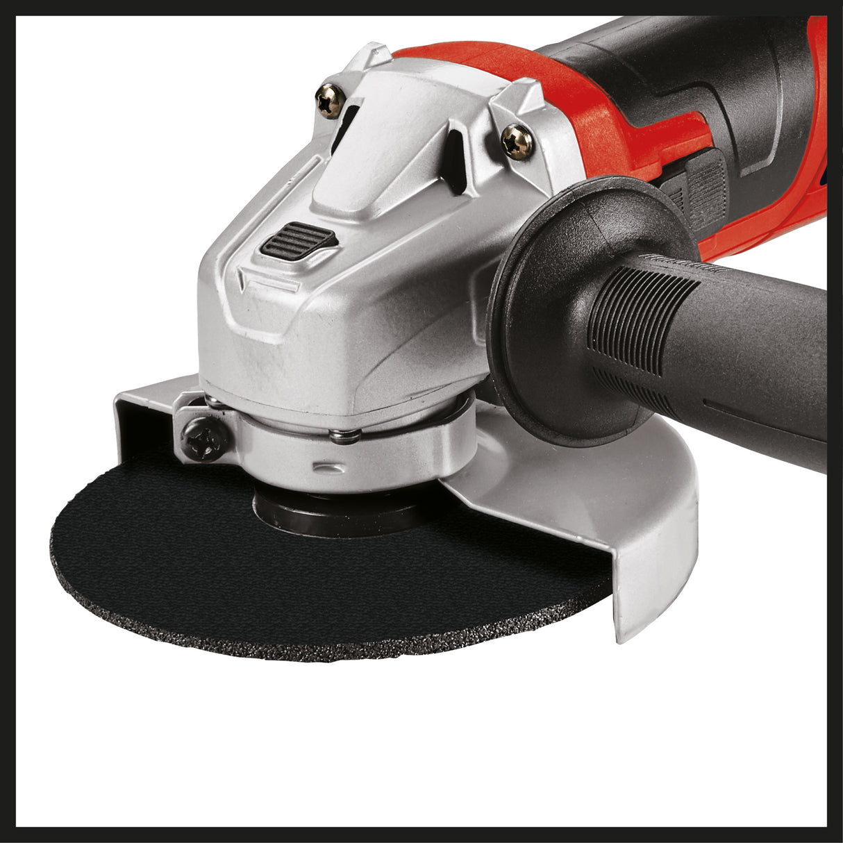 Einhell TC-AG 125/850 sarokcsiszoló készlet, 850 W, 12 000 perc-1, maximális vágási mélység 28 mm, maximális tárcsaátmérő 125 mm, 3 vágókoronggal, 1 csiszolókoronggal és 1 Einhell táskával