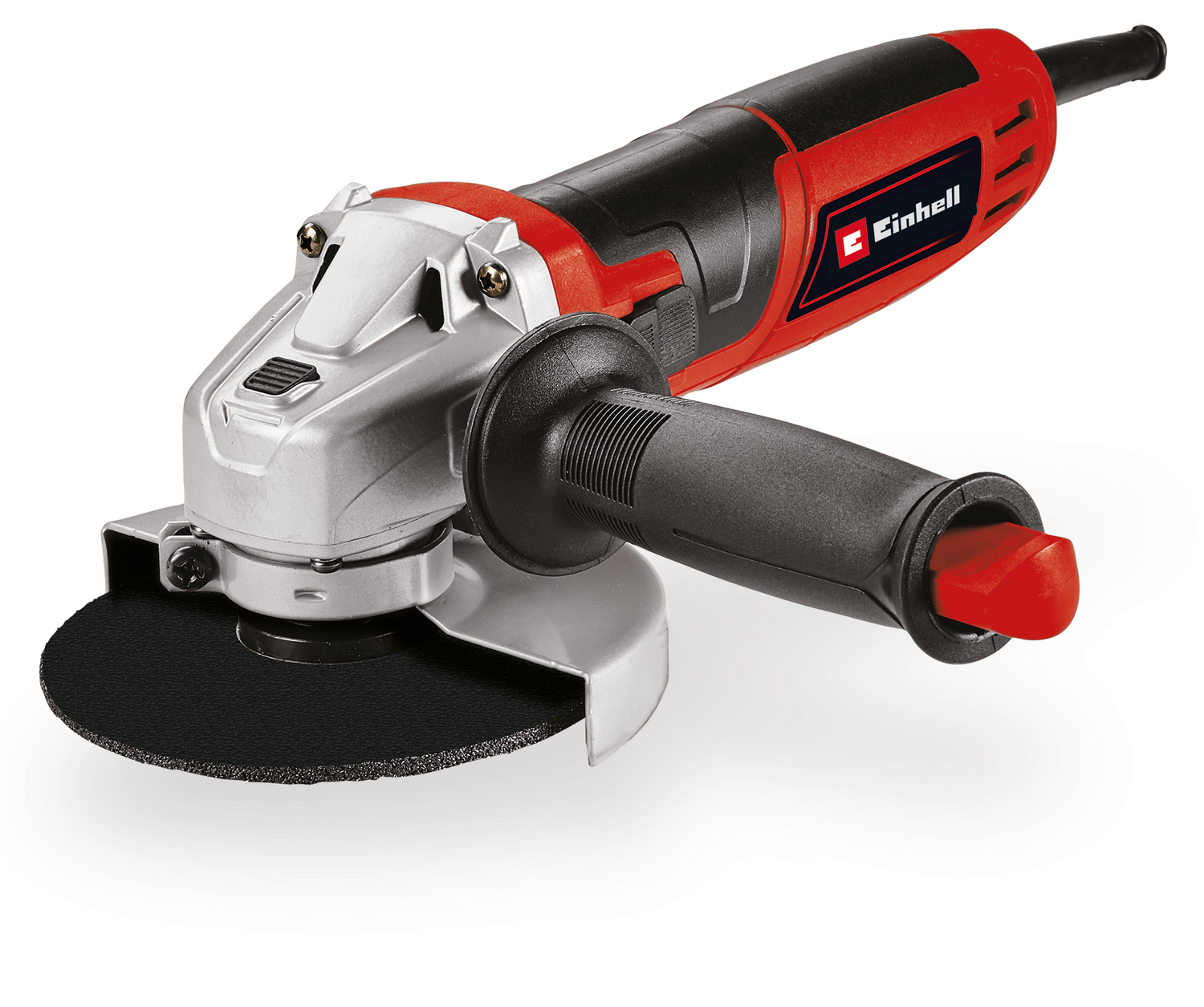 Einhell TC-AG 125/850 sarokcsiszoló készlet, 850 W, 12 000 perc-1, maximális vágási mélység 28 mm, maximális tárcsaátmérő 125 mm, 3 vágókoronggal, 1 csiszolókoronggal és 1 Einhell táskával