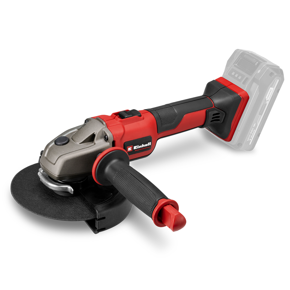 Einhell Professional AXXIO 18/150 Power X-Change akkus sarokcsiszoló, 18V, 700 W, szénkefe nélküli motor, lágyindítás, tárcsavédelem, túlterhelés-lekapcsolás, akkumulátor nélkül, vágókoronggal együtt
