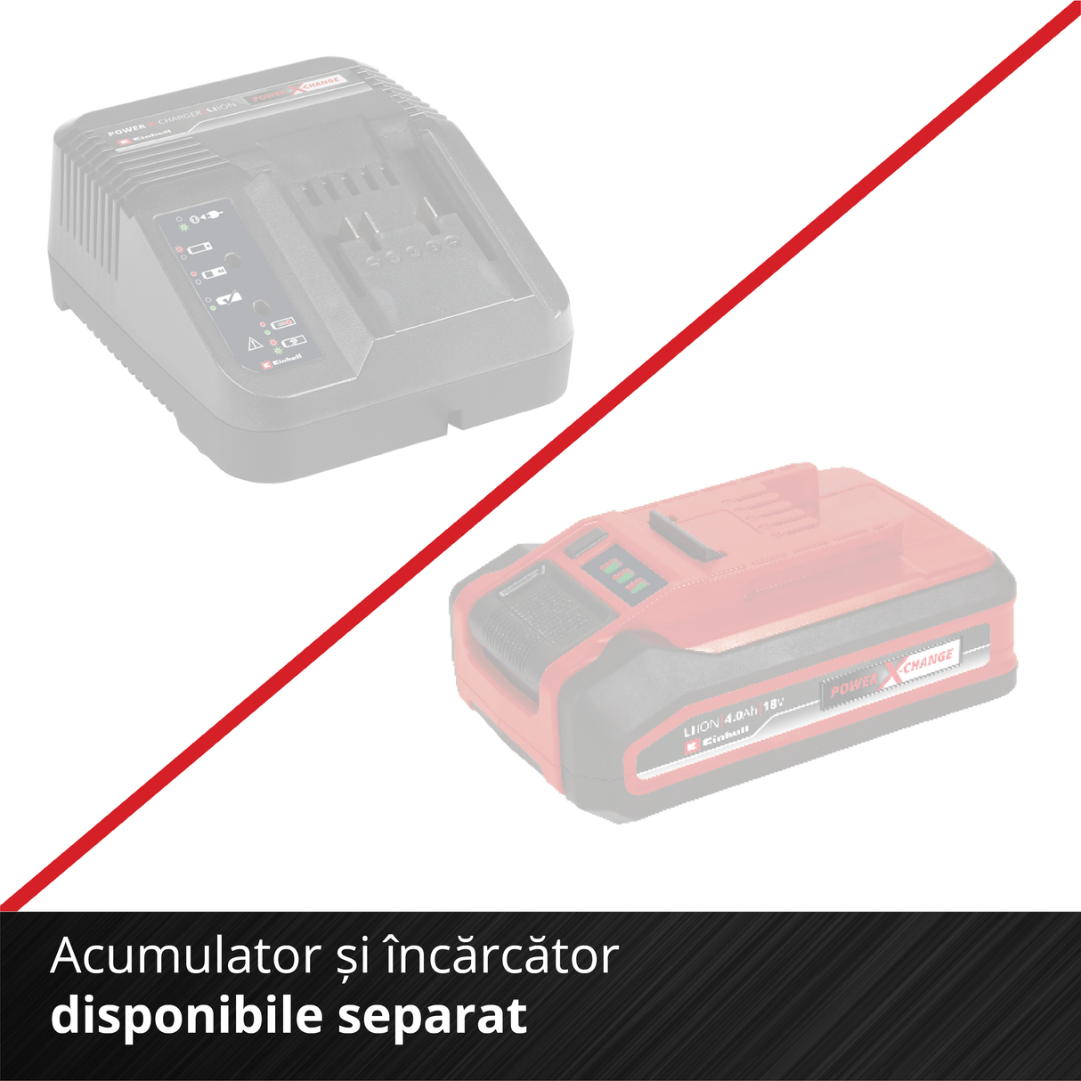 Polizor unghiular pe acumulator Einhell Professional TP-AG 18/125 CE Q Li Power X-Change, 18 V, 900 W, Ø 125 mm, adancime de taiere 33 mm, motor fara perii, electronica de viteza continua, fara disc de taiere sau acumulator