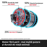 Einhell Professional AXXIO 36/230 Q Power X-Change akkus sarokcsiszoló, 36 V, 2200 W, maximális vágási mélység 70 mm, 6600 fordulat/perc, szénkefe nélküli motor, akkumulátor, töltő és vágókorong nélkül szállítjuk