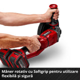 Einhell Professional AXXIO 36/230 Q Power X-Change akkus sarokcsiszoló, 36 V, 2200 W, maximális vágási mélység 70 mm, 6600 fordulat/perc, szénkefe nélküli motor, akkumulátor, töltő és vágókorong nélkül szállítjuk
