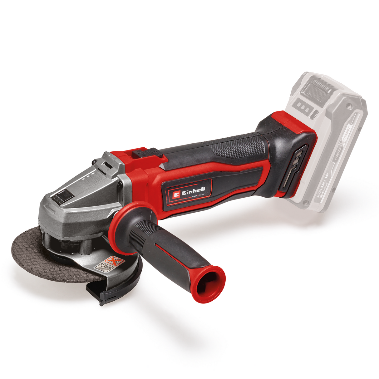 Polizor unghiular pe acumulator Einhell TE-AG 18/115 Q Li-Solo Power X-Change , 18 V, diametru de taiere 115 mm, adancime de taiere 28 mm, piulita Quick Fix, fara disc de taiere sau acumulator