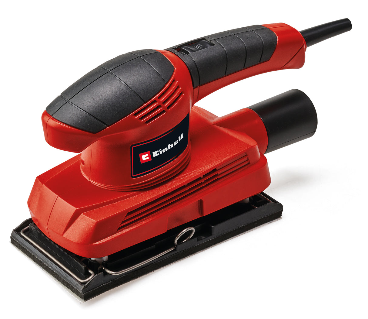 Slefuitor orbital Einhell TC-OS 1520, 150W, rata de vibratii de 23.000 rpm, dispozitiv de prindere si fixare cu arici, adaptor de extractie a prafului, incl. 3 buc. hartie abraziva