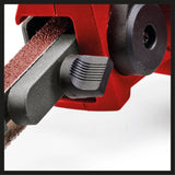 Einhell TC-BF 500 E szalagcsiszoló, 500 watt, akár 1700 m/perc sebesség, tartós zár, beépített porelszívás, 6 csiszolószalaggal együtt