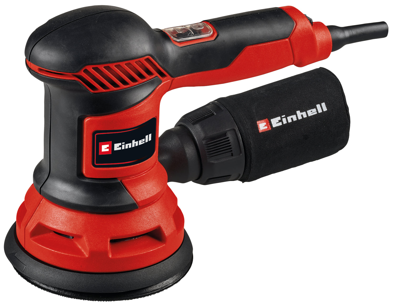 Slefuitor rotativ Einhell TC-RS 425 E, 425 W, disc de slefuit Ø 125 mm, rata maxima de vibratii 26.000 rpm, circuit rezonant 2,5 mm, incl. hartie abraziva 1x P60, P80, P120 fiecare