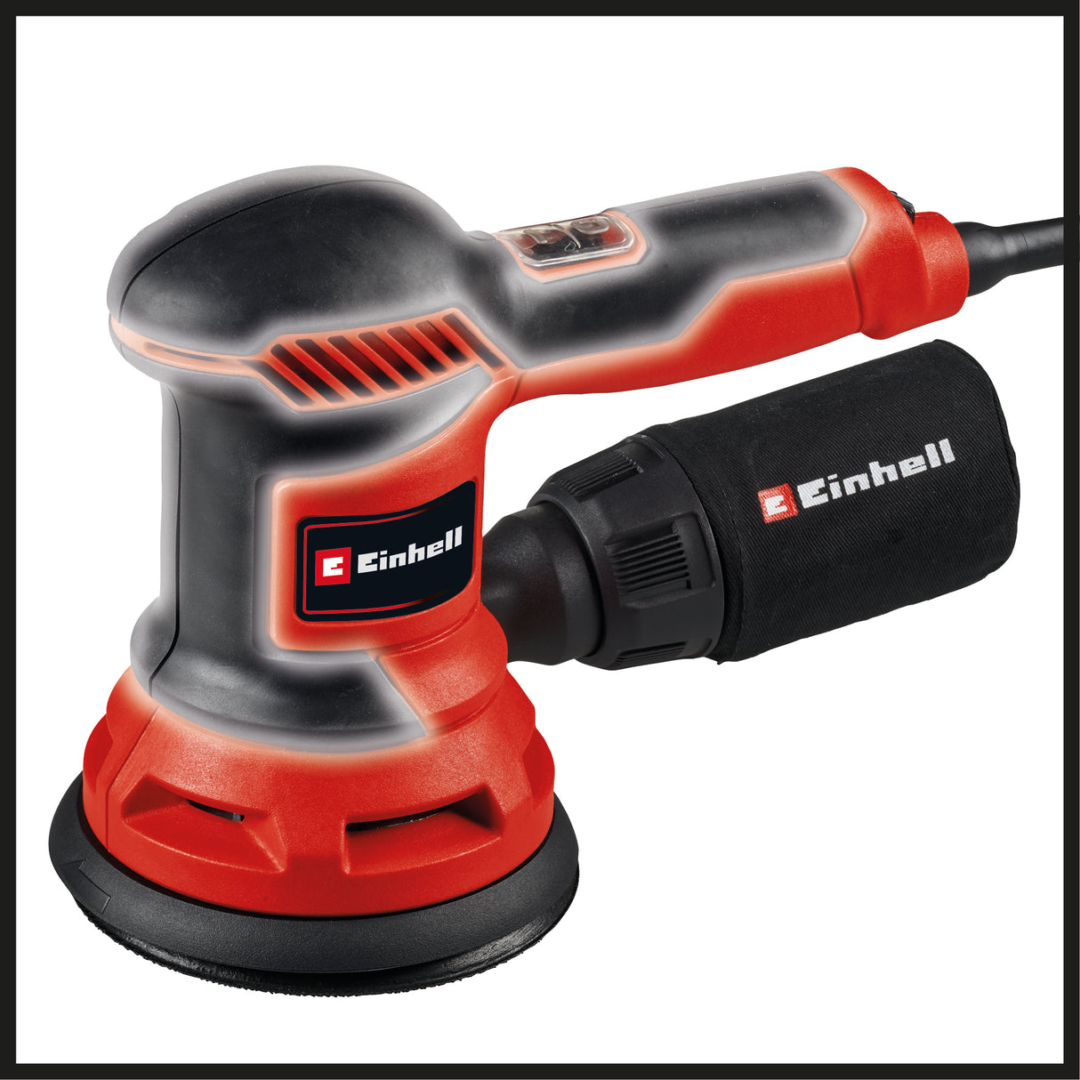 Slefuitor rotativ Einhell TC-RS 425 E, 425 W, disc de slefuit Ø 125 mm, rata maxima de vibratii 26.000 rpm, circuit rezonant 2,5 mm, incl. hartie abraziva 1x P60, P80, P120 fiecare