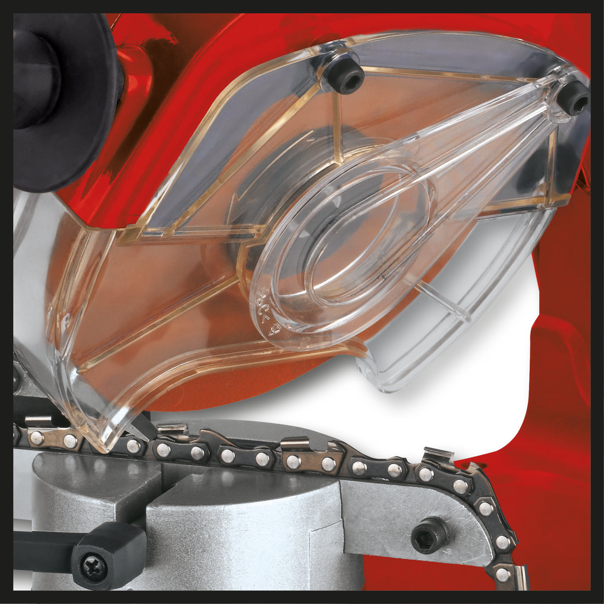 Aparat de ascutit lant de Fierastrau Einhell GC-CS 235 E (235 W, 3.000 1/min, dispozitiv de prindere, disc abraziv, lumina, cap de slefuire pivotant, opritor de adancime