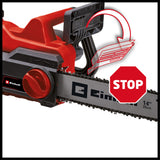 Drujba electrica Einhell GC-EC 1935 (1900 W, lungime de taiere 32,5 cm, viteza lant 15,5 m/secunda, lubrifiere automata a lantului, protectie la recul cu frana de lant