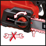 Drujba electrica Einhell GC-EC 2040 (2000 W, lungime de taiere 37,5 cm, viteza lant 15,5 m/secunda, lubrifiere automata a lantului, protectie la recul cu frana de lant