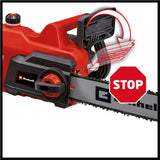 Drujba electrica Einhell GC-EC 2040 (2000 W, lungime de taiere 37,5 cm, viteza lant 15,5 m/secunda, lubrifiere automata a lantului, protectie la recul cu frana de lant
