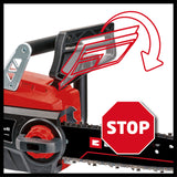 Drujbă fără fir Einhell GE-LC 18/25-1 Li Kit Power X-Change (18 V, lungime de tăiere 23 cm, viteză lanț 4,5 m/s, lubrifiere automată a lanțului, inclusiv 1 baterie 3,0 Ah + încărcător)