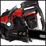 Drujba pe benzina Einhell GC-PC 2040 I, sina si lant OREGON de inalta calitate, soc si amorsare automata, aprindere digitala, functie antivibratii, blocare lant, protectie sina taietor