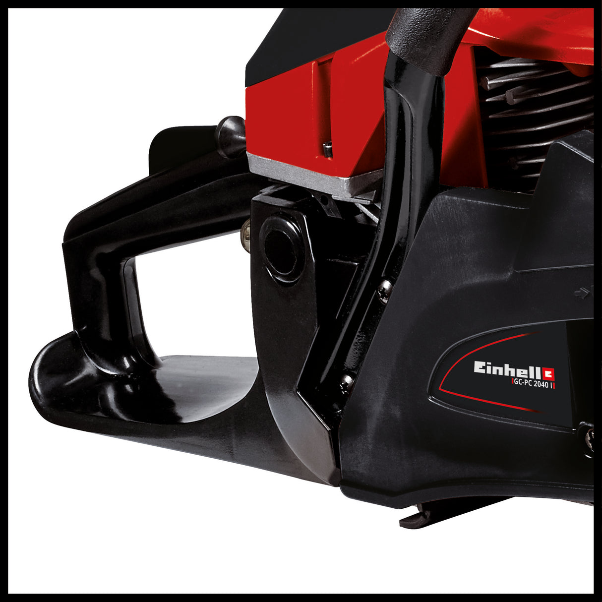 Drujba pe benzina Einhell GC-PC 2040 I, sina si lant OREGON de inalta calitate, soc si amorsare automata, aprindere digitala, functie antivibratii, blocare lant, protectie sina taietor