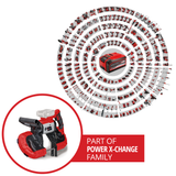 Fierastrau cu banda pe acumulator Einhell TE-MB 18/127 Li-Solo Power X-Change , 18V, inaltime de taiere 115 mm, latime de taiere 127 mm, lumina LED, incl. 2x benzi de Fierastrau pentru metal, fara acumulator