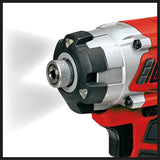 Cheie de impact pe acumulator Einhell TE-CI 18/1 Li-Solo Power X-Change, Li-Ion, 18V, 0-2300 rpm, cuplu maxim puternic 140 Nm, control electronic al vitezei, fara baterie si incarcator