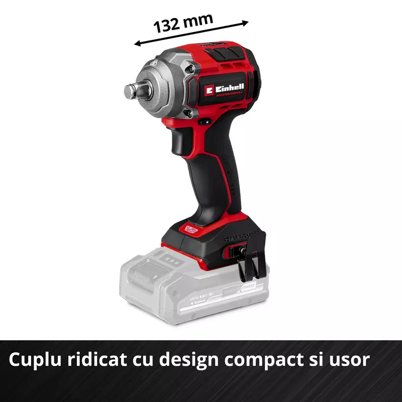 Surubelnita cu impact fara fir Einhell TP-CW 18/350-C Li BL-Solo PXC,18 V, 350 Nm, Auto-Stop, Brushless, fara acumulator - imagine 12