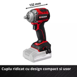 Surubelnita cu impact fara fir Einhell TP-CW 18/350-C Li BL-Solo PXC,18 V, 350 Nm, Auto-Stop, Brushless, fara acumulator - imagine 12