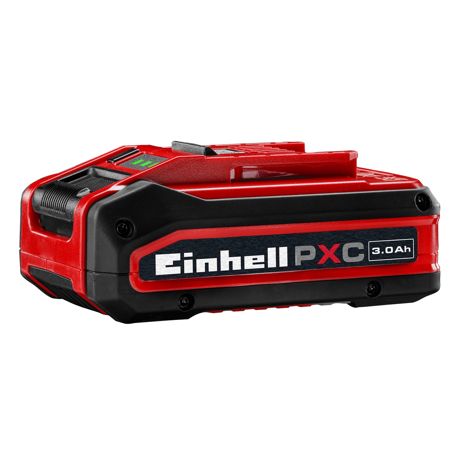 Acumulator Einhell 18V 3.0 Ah Power X-Change PLUS, 18V, utilizabil universal pentru toate dispozitivele PXC, fara autodescarcare, control al nivelului de incarcare cu LED in 3 etape, cicluri de incarcare adaptate, fara incarcator