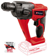 Masina de gaurit si insurubat (bormasina) cu impact pe acumulator Einhell TE-HD 18 Li-Solo, 1.2 J, mecanism de impact pneumatic, mandrina SDS-plus, lumina LED, livrata fara acumulator si incarcator