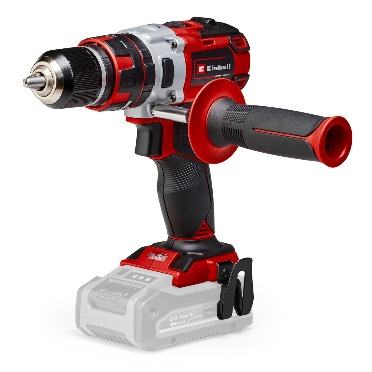 Masina de gaurit si insurubat (bormasina) cu impact Einhell Professional TP-CD 18 Li-i BL Solo Power X-Change, 18 V,motor fără perii, 60 Nm, 2 viteze, mandrină metalică de 13 mm, lumină LED, fara acumulator