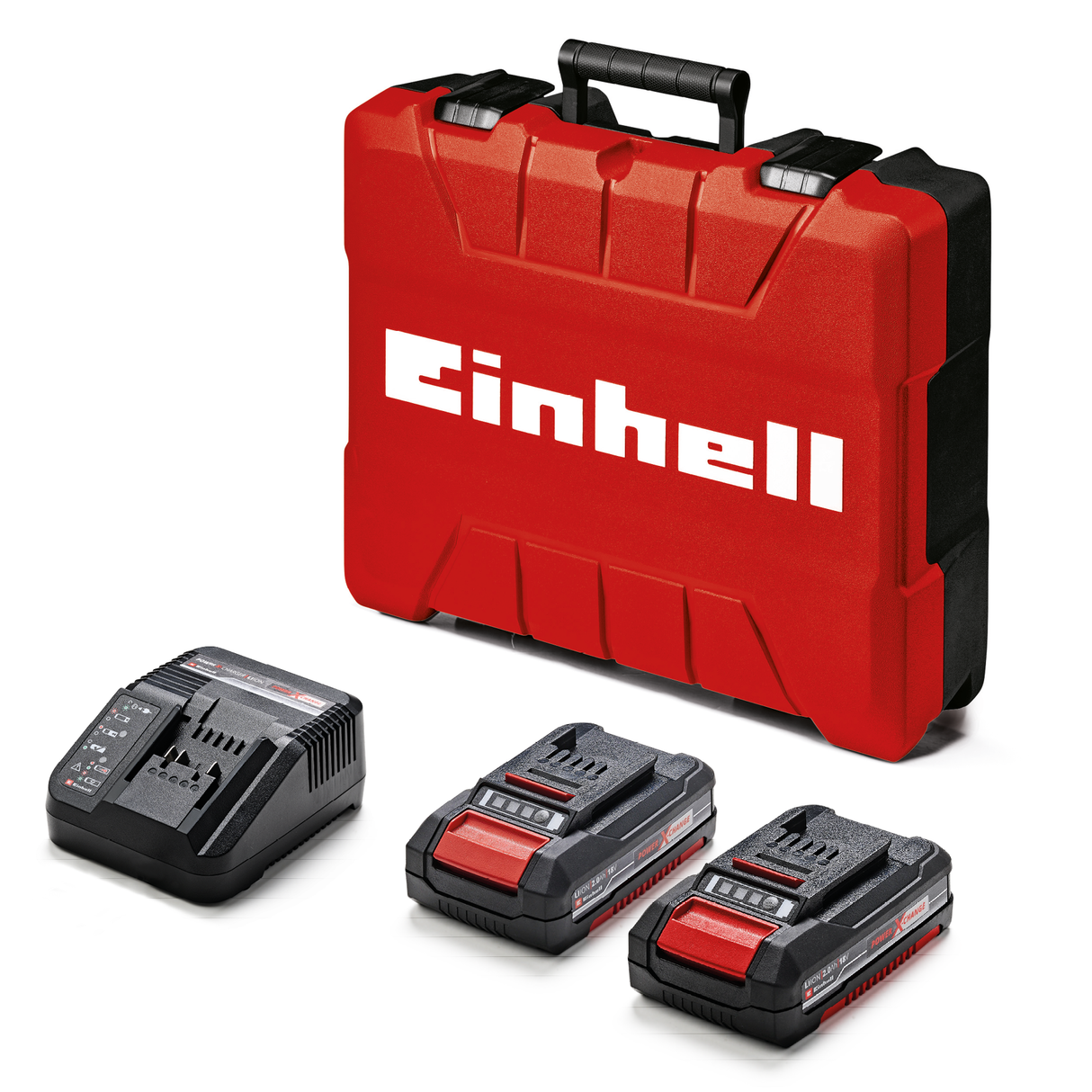 Masina de gaurit si insurubat (bormasina) cu impact pe acumulator Einhell Professional TP-CD 18 Li-i BL Kit Power X-Change, 18 V, motor fara perii, incl. 2 baterii PXC de 2,0 Ah si incarcator