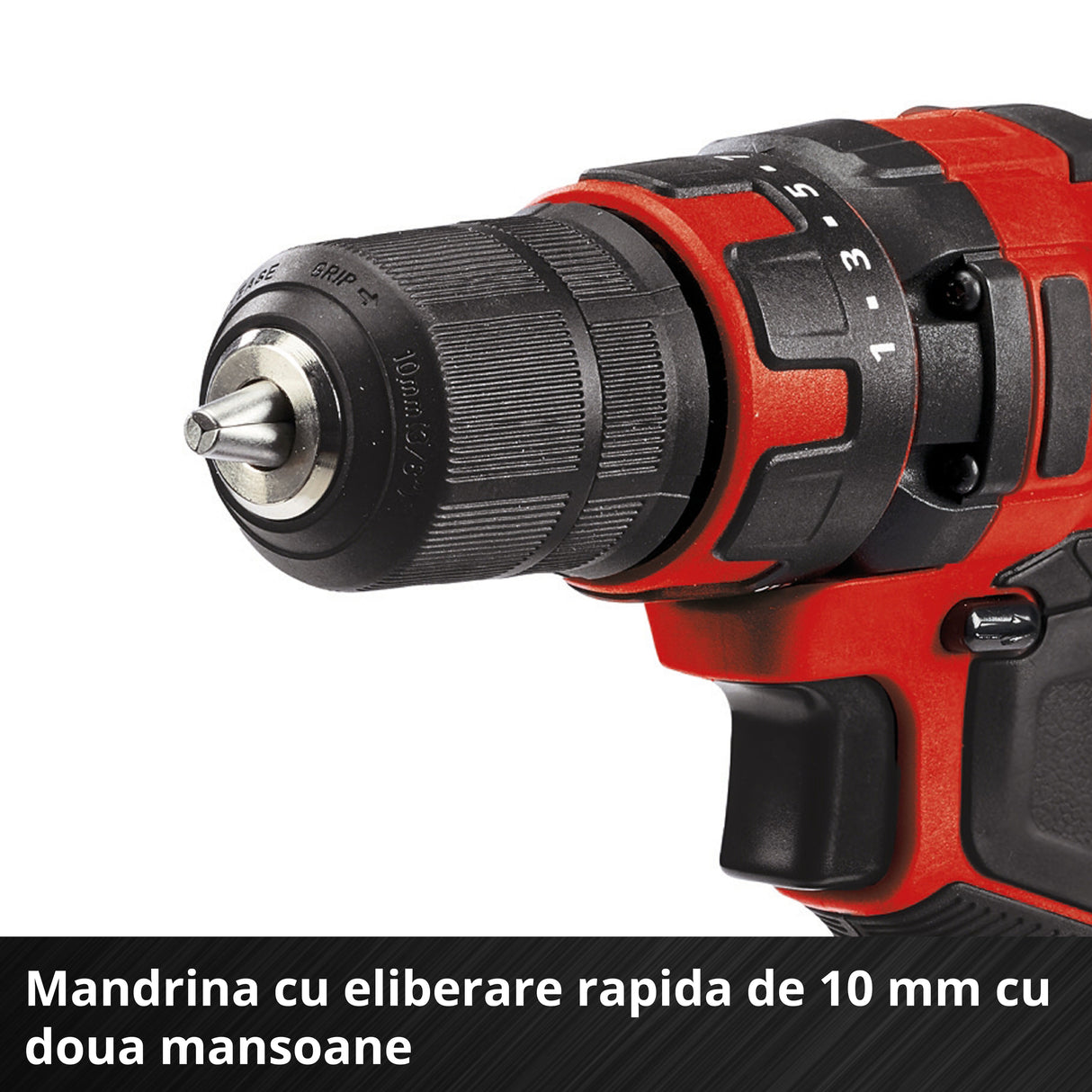 Einhell TC-CD 18/35 Li-Solo Power X-Change akkus fúró-csavarozó, Li-ion, 18 V, 550 ford./perc, 35 Nm, 10 mm-es tokmány, akkumulátor és töltő nélkül
