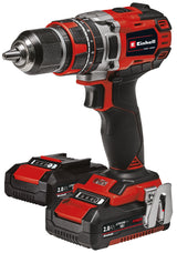 Masina de gaurit si insurubat (bormasina) cu impact pe acumulator Einhell Professional TE-CD 18/50 Li-i BL Kit Power X-Change, 18 V, motor fara perii, incl. doua baterii reincarcabile PXC de 2,0 Ah si incarcator, S35 E-Box