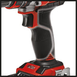 Masina de gaurit si insurubat (bormasina) cu impact pe acumulator Einhell Professional TE-CD 18/50 Li-i BL Kit Power X-Change, 18 V, motor fara perii, incl. doua baterii reincarcabile PXC de 2,0 Ah si incarcator, S35 E-Box