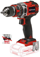 Masina de gaurit si insurubat (bormasina)  cu impact Einhell Professional TP-CD 18/50 Li-i BL Solo Power X-Change, 18V, 50 Nm, functie de percutie, motor fara perii, angrenaj cu 2 trepte, maner moale, furnizata fara acumulator
